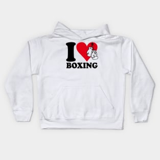 I love boxing Kids Hoodie